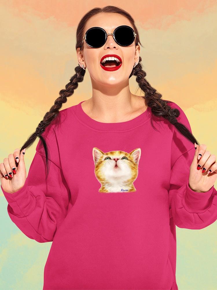 Meowing Kittens Sweatshirt -Kayomi Harai Designs