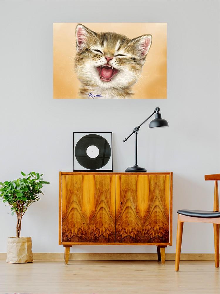 Laughing Kittens Wall Art -Kayomi Harai Designs