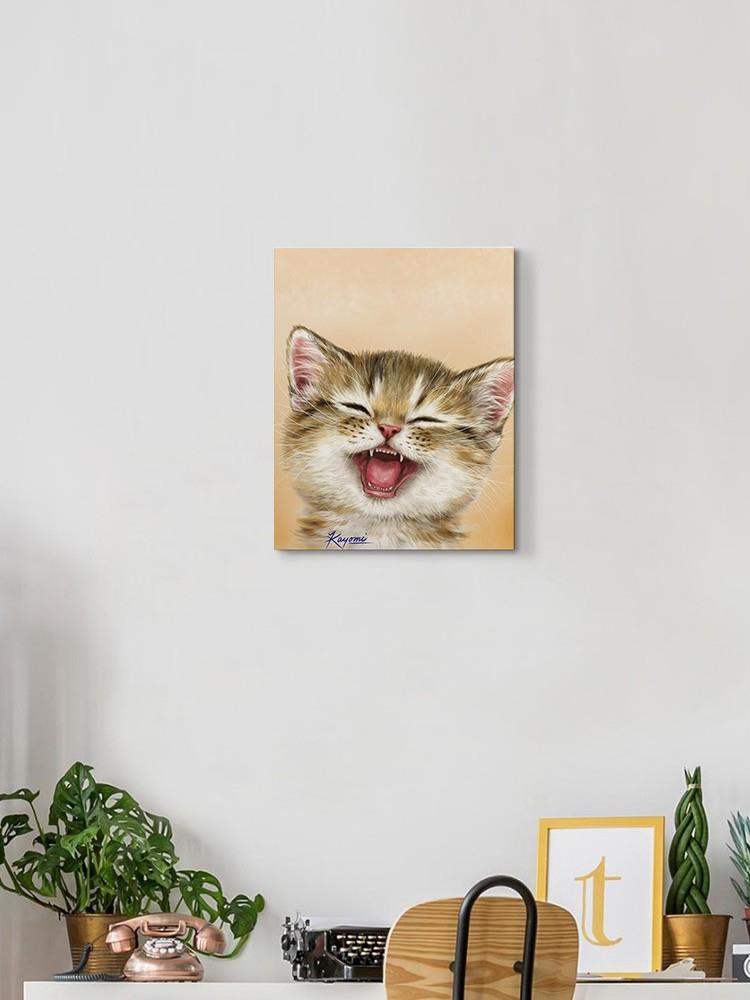 Laughing Kittens Wall Art -Kayomi Harai Designs