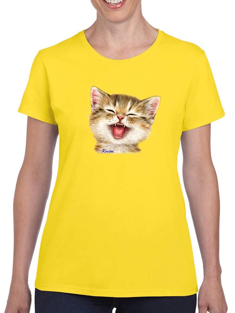 Laughing Kittens T-shirt -Kayomi Harai Designs