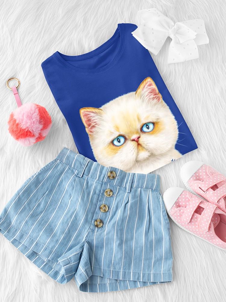 Serious Kitten T-shirt -Kayomi Harai Designs