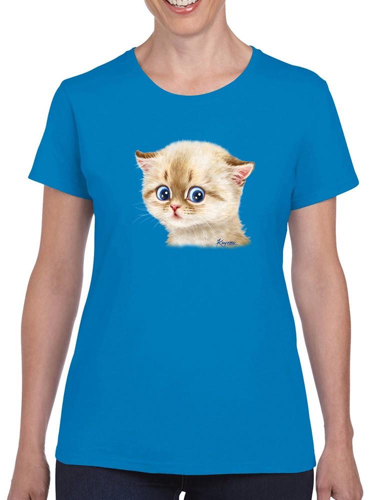 Adorable Kitten T-shirt -Kayomi Harai Designs