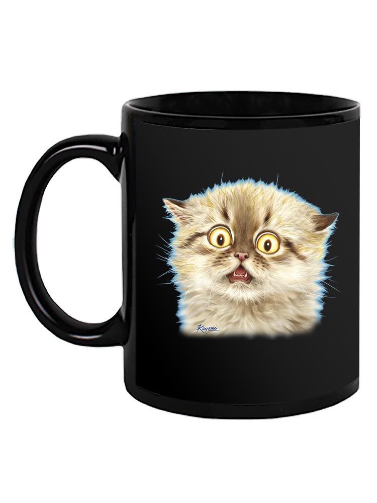 Scared Kitten Mug -Kayomi Harai Designs