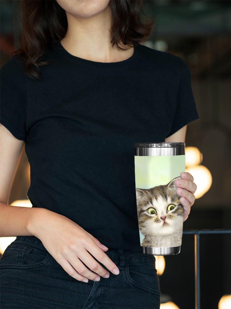Doubtful Kitten Tumbler -Kayomi Harai Designs