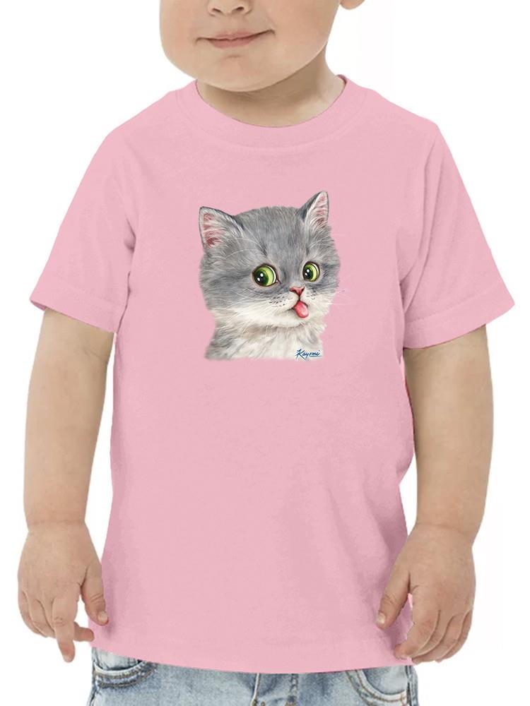 Kittens With Tongue Out T-shirt -Kayomi Harai Designs