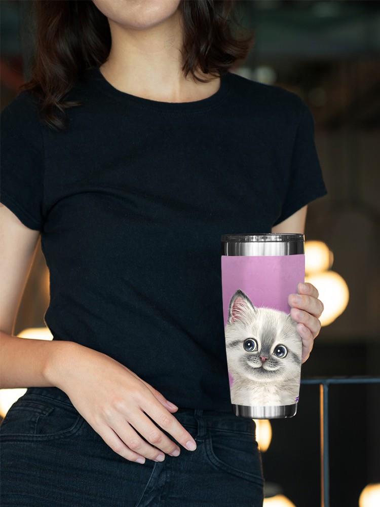 Happy Kitten Tumbler -Kayomi Harai Designs