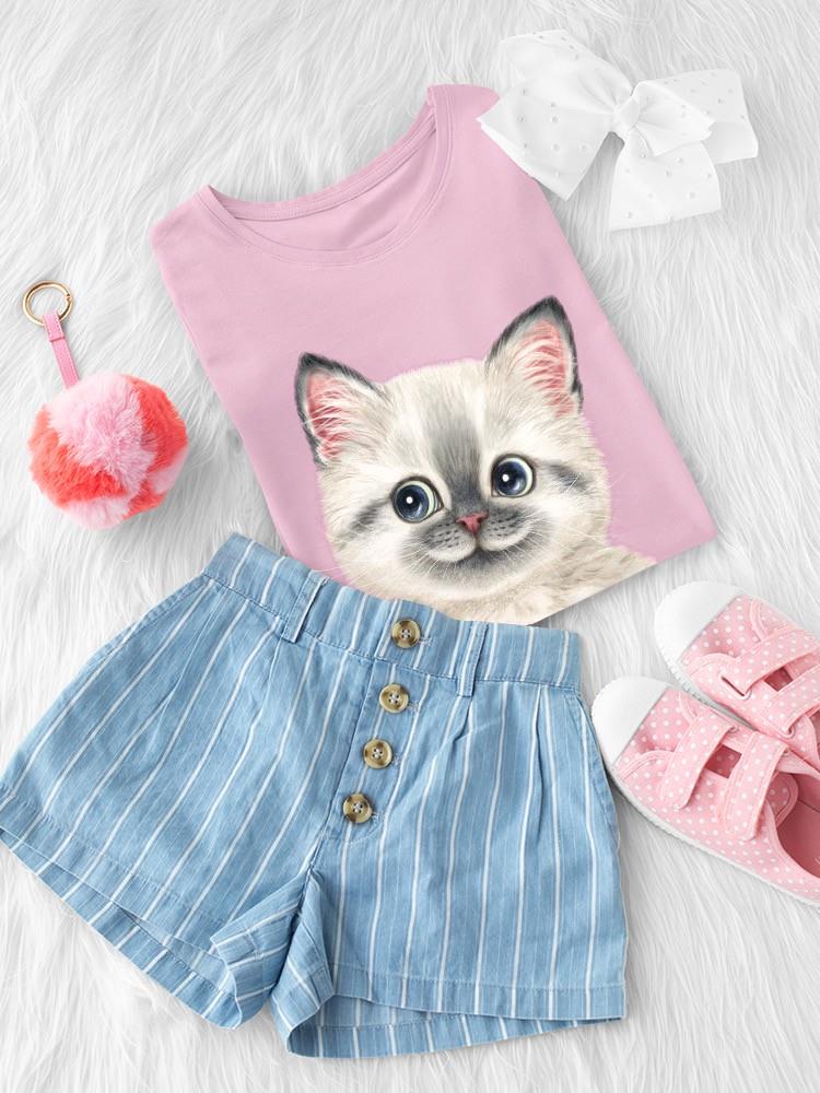 Happy Kitten T-shirt -Kayomi Harai Designs