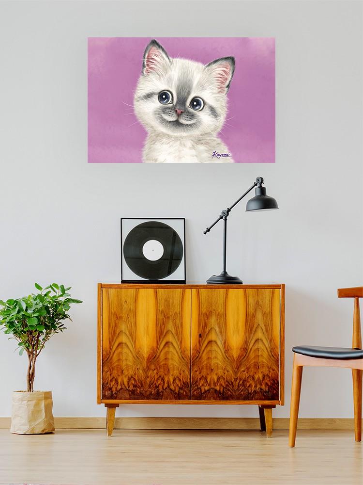 Happy Kitten Wall Art -Kayomi Harai Designs