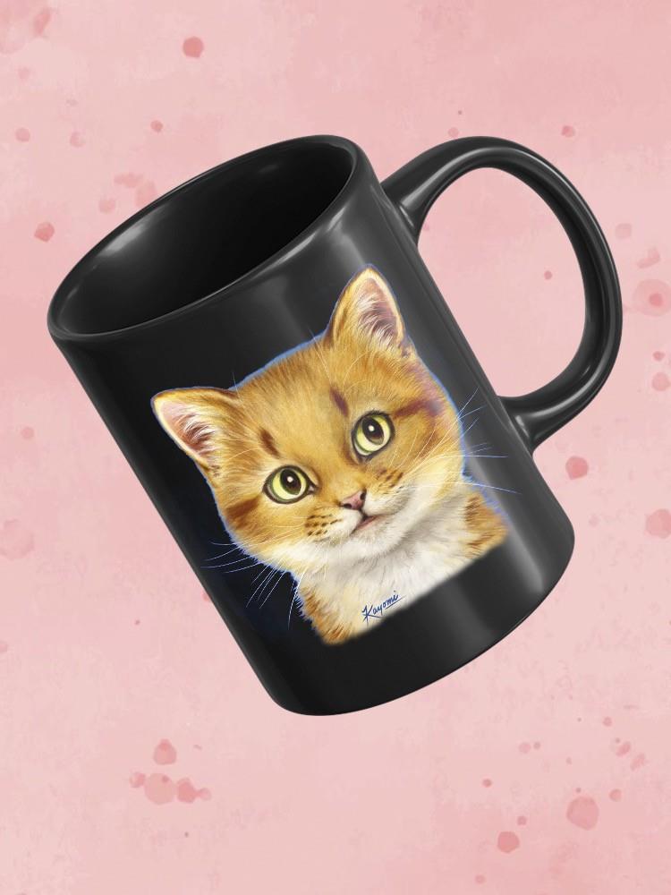 Mildly Happy Kitten Mug -Kayomi Harai Designs