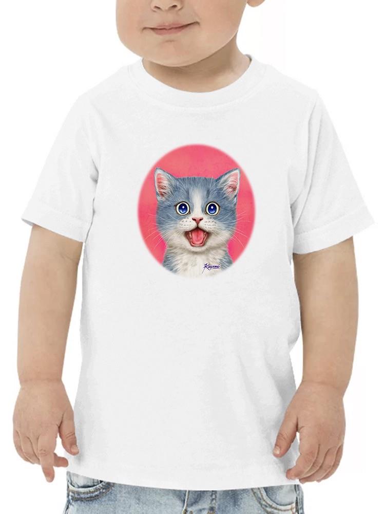 Surprised Kitten. T-shirt -Kayomi Harai Designs