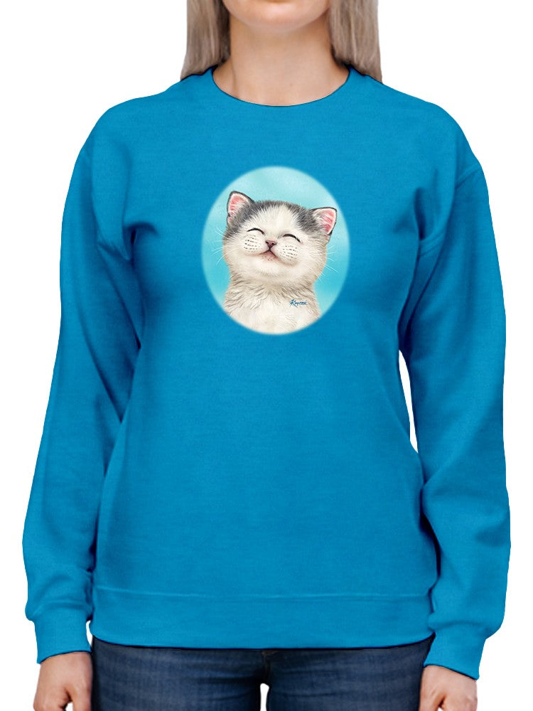 Enjoyed Cat Sweatshirt -Kayomi Harai Designs