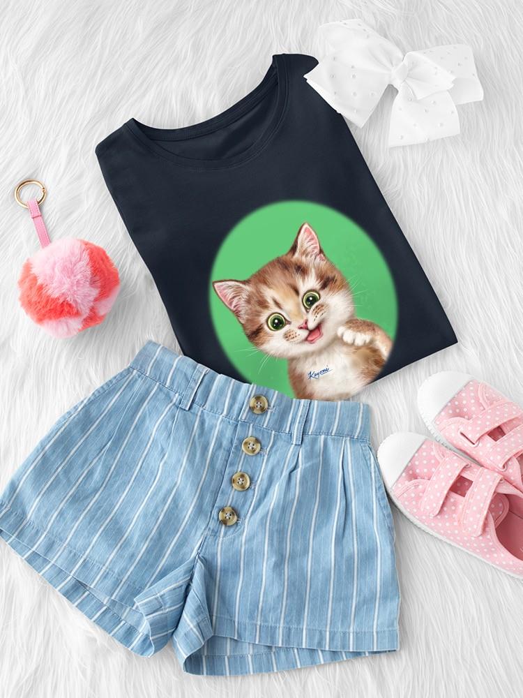 Weird Cat T-shirt -Kayomi Harai Designs