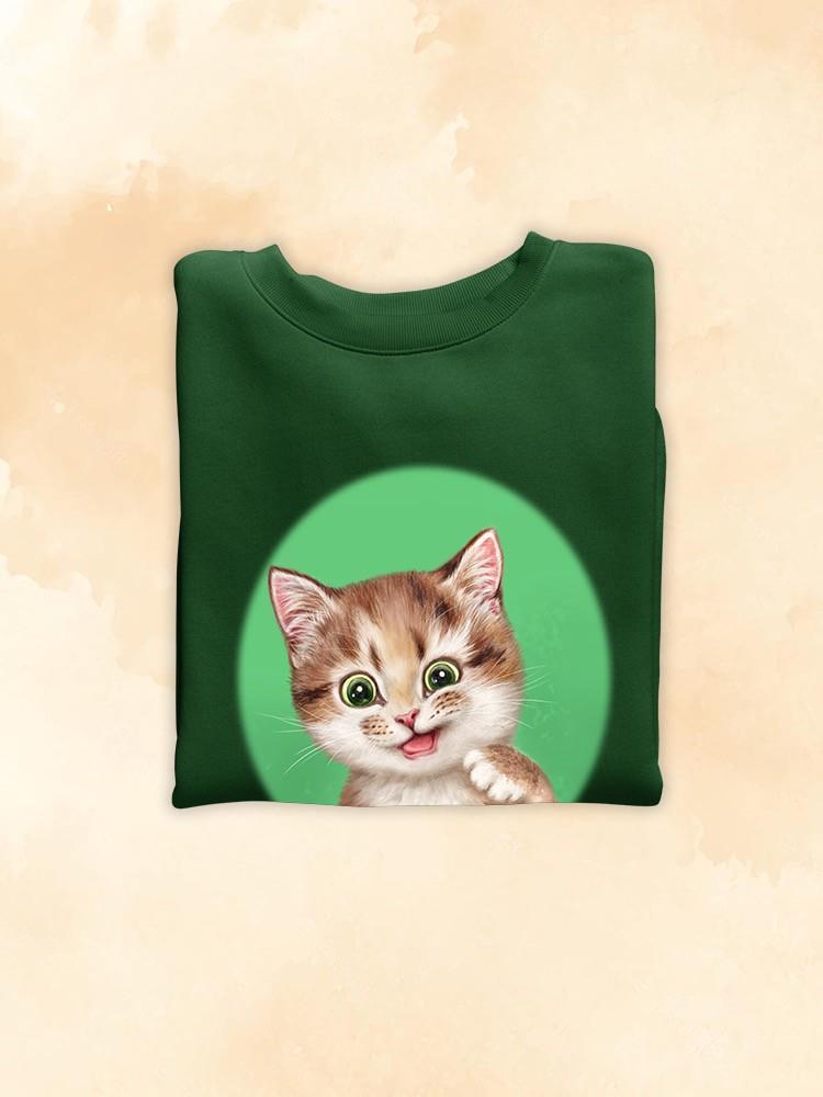 Weird Cat Sweatshirt -Kayomi Harai Designs