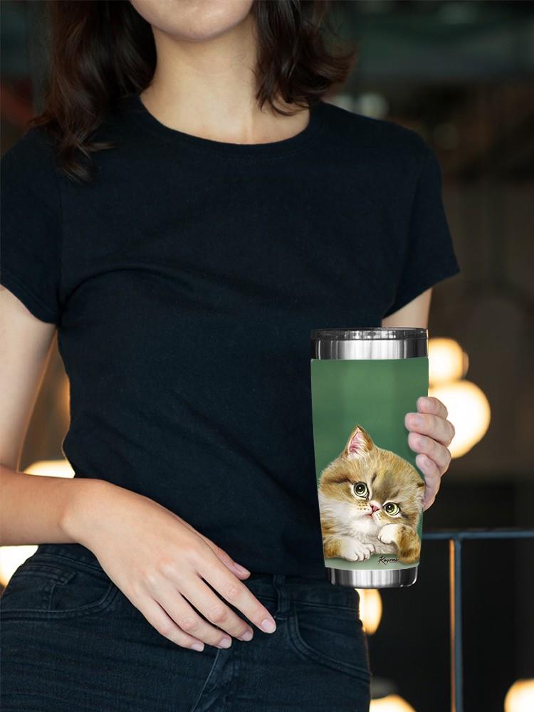 A Curious Cat Tumbler -Kayomi Harai Designs