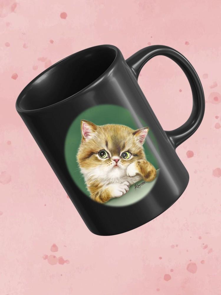 A Curious Cat Mug -Kayomi Harai Designs