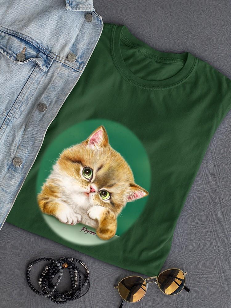 A Curious Cat T-shirt -Kayomi Harai Designs