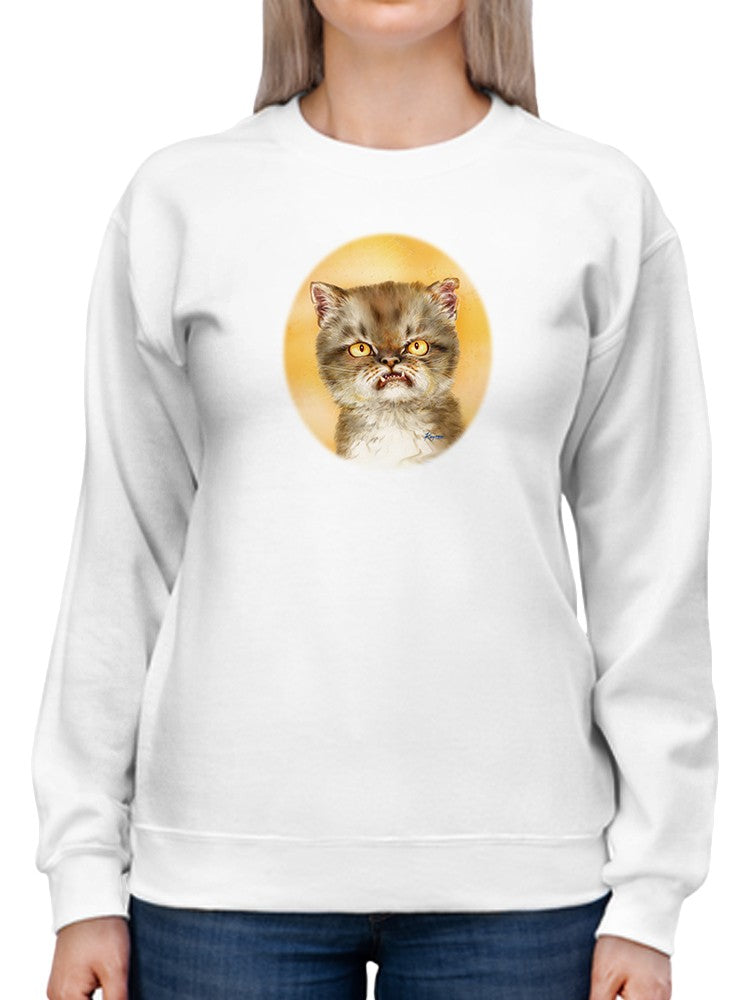 Ugly Cat Sweatshirt -Kayomi Harai Designs