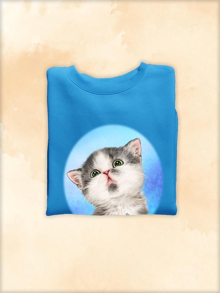 Focused Cat Sweatshirt -Kayomi Harai Designs