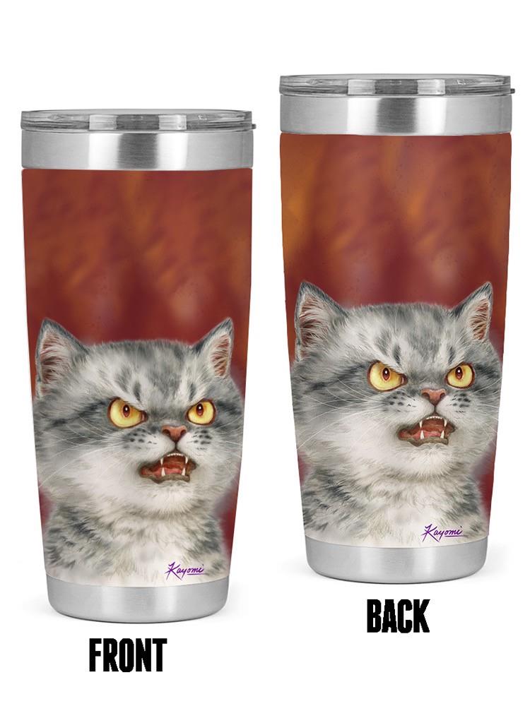 Angry Cat Tumbler -Kayomi Harai Designs