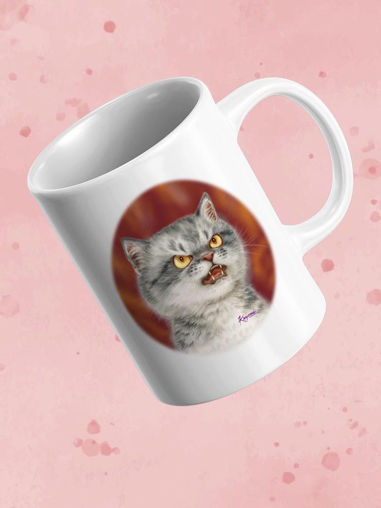 Angry Cat Mug -Kayomi Harai Designs