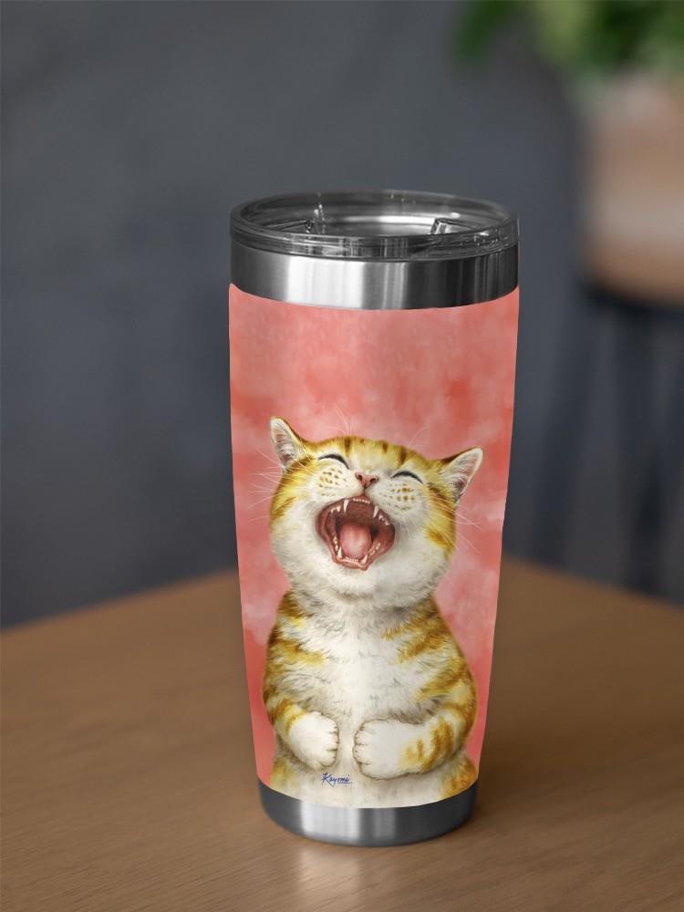 Laughing Cat Tumbler -Kayomi Harai Designs
