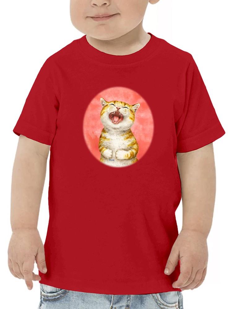 Laughing Cat T-shirt -Kayomi Harai Designs