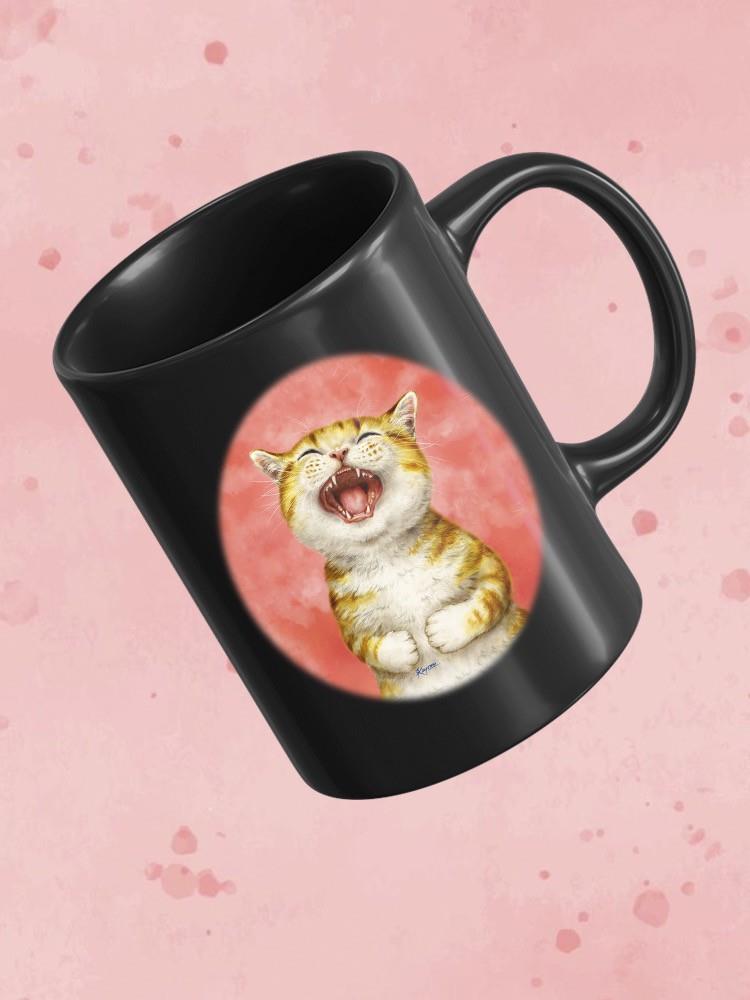 Laughing Cat Mug -Kayomi Harai Designs