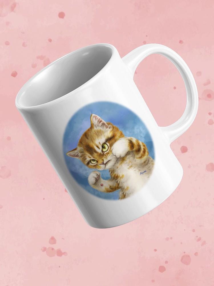 Fighting Cat Mug -Kayomi Harai Designs