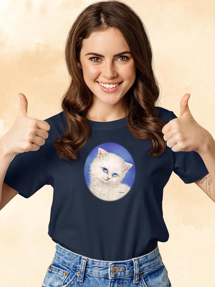 Cat Staring T-shirt -Kayomi Harai Designs