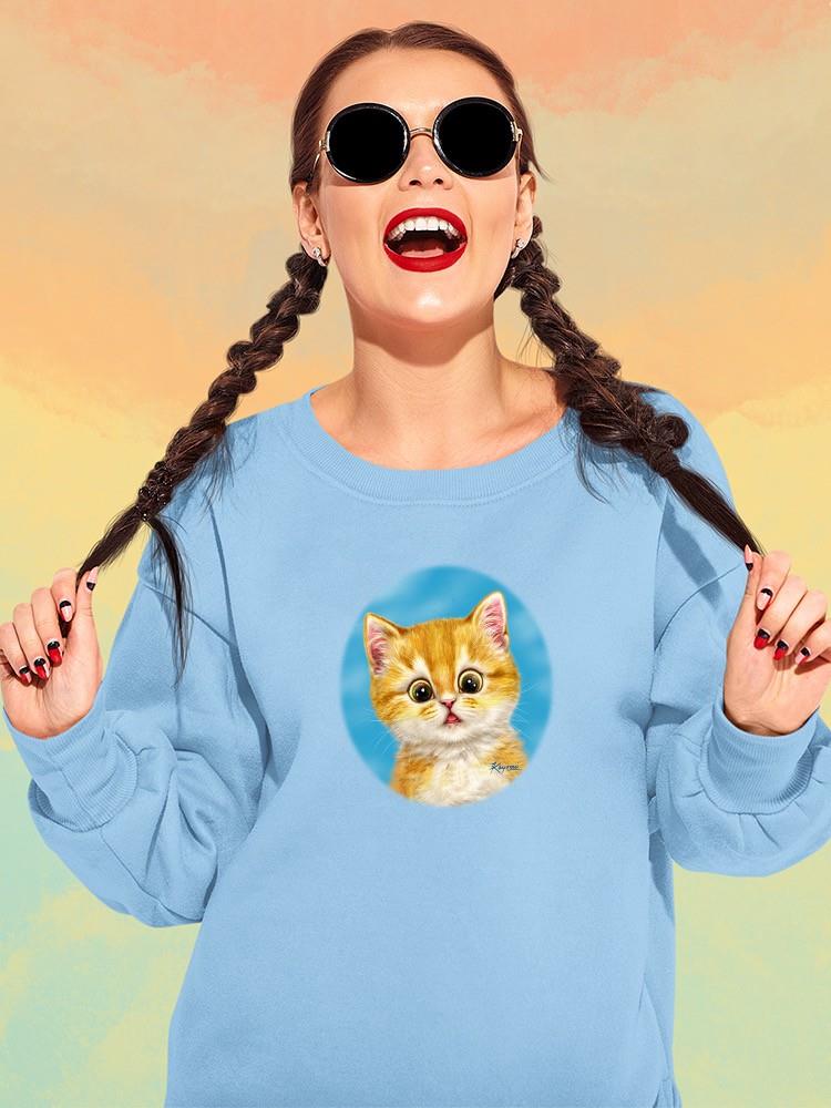 Shocked Cat Sweatshirt -Kayomi Harai Designs