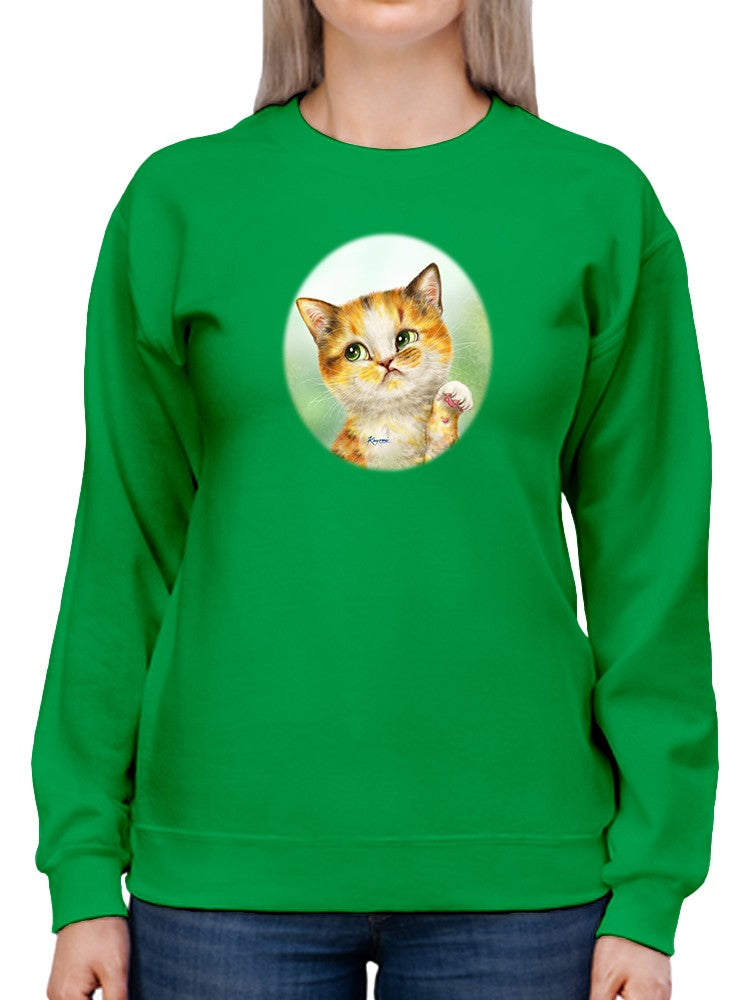 Whatever Cat Sweatshirt -Kayomi Harai Designs