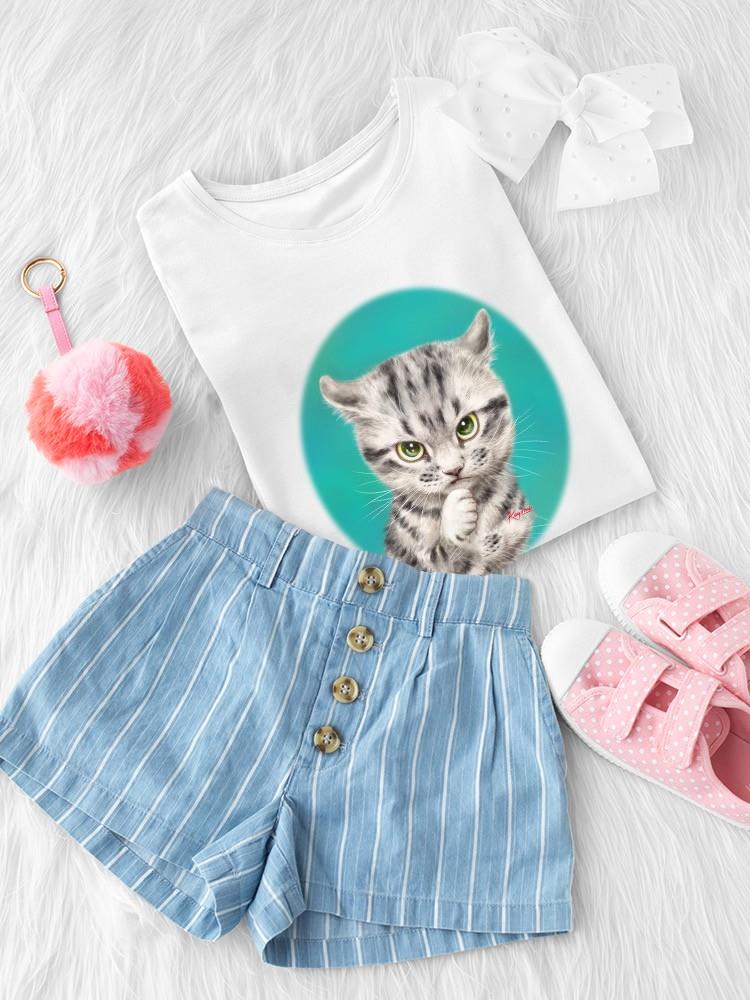Plotting Cat T-shirt -Kayomi Harai Designs