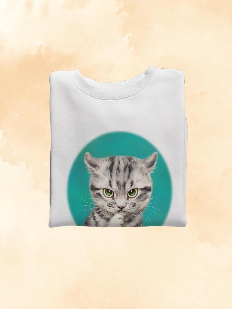 Plotting Cat Sweatshirt -Kayomi Harai Designs