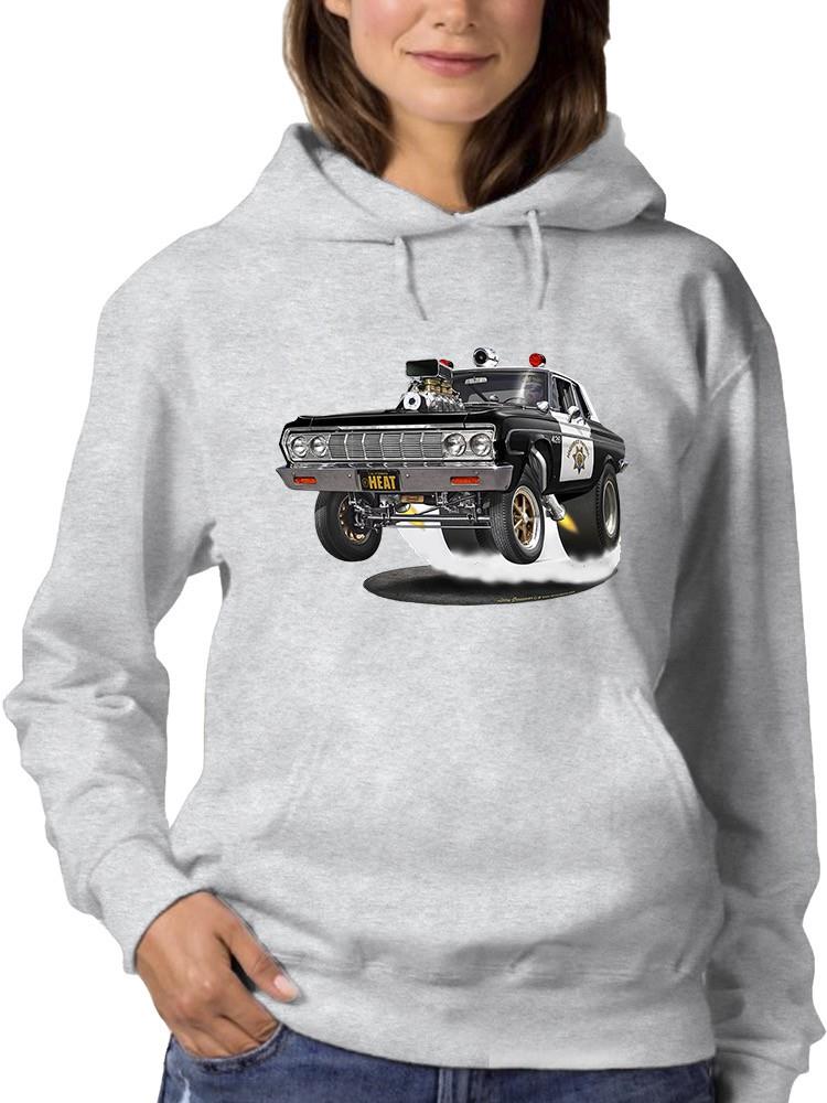 Heat Cop Car Hoodie or Sweatshirt -Larry Grossman Designs