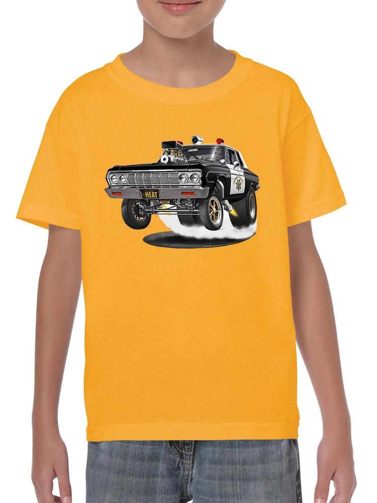 Heat Cop Car T-shirt -Larry Grossman Designs