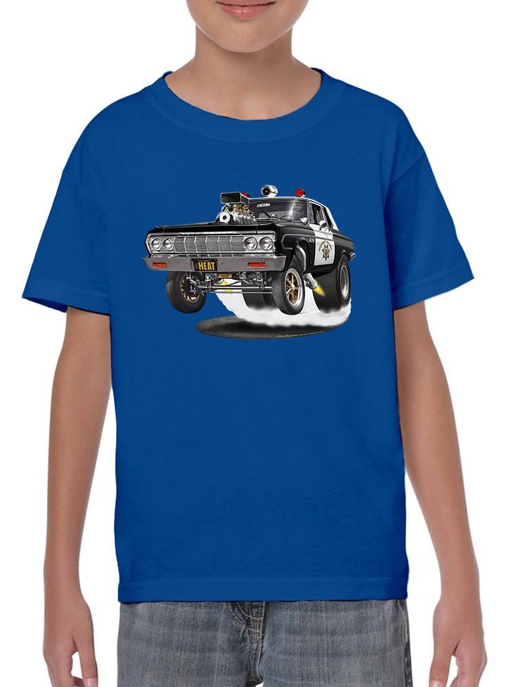 Heat Cop Car T-shirt -Larry Grossman Designs