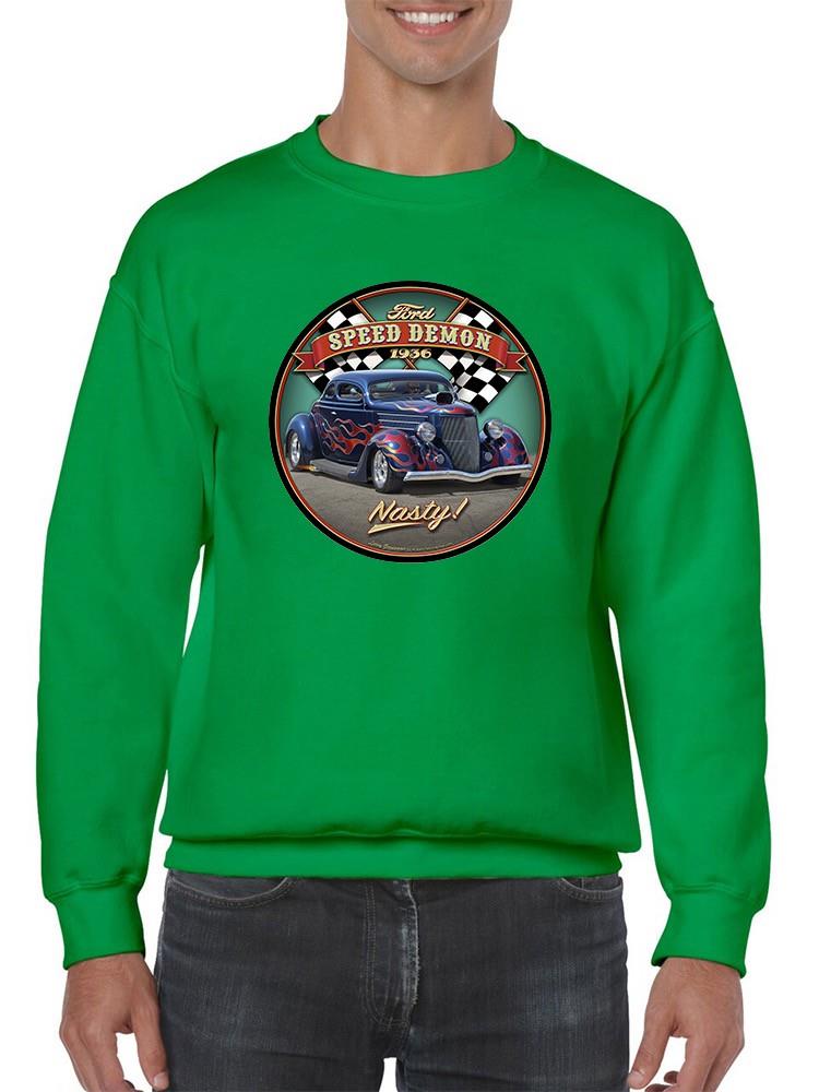 Speed Demon Car Hoodie or Sweatshirt -Larry Grossman Designs