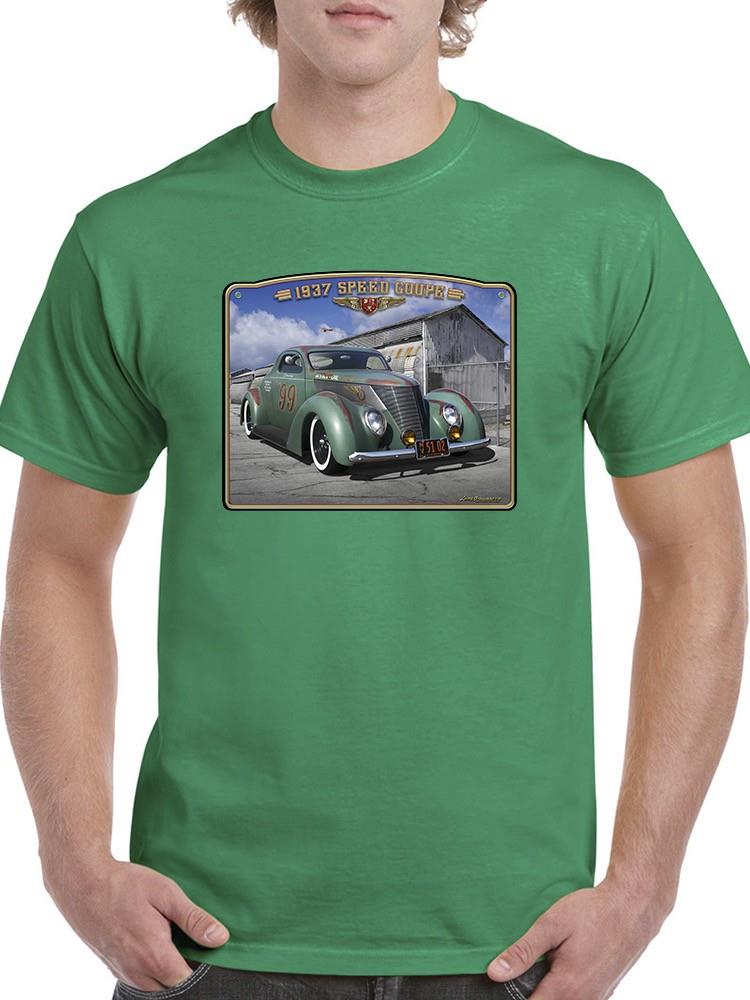 Speed Car 1937 T-shirt -Larry Grossman Designs