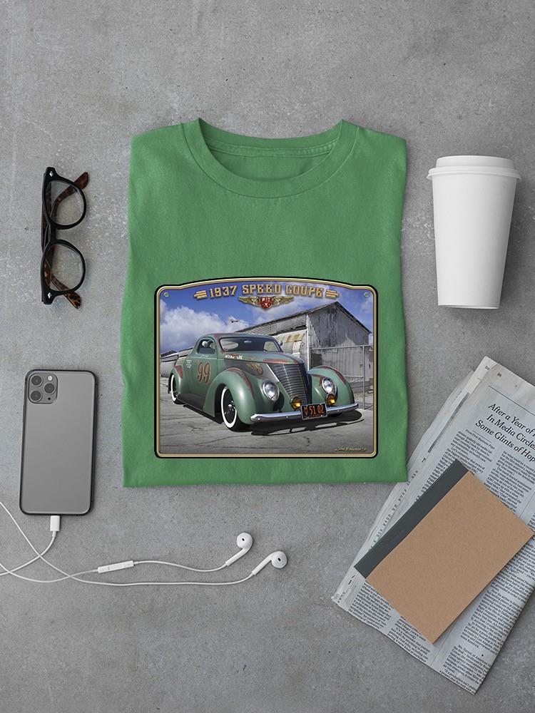 Speed Car 1937 T-shirt -Larry Grossman Designs