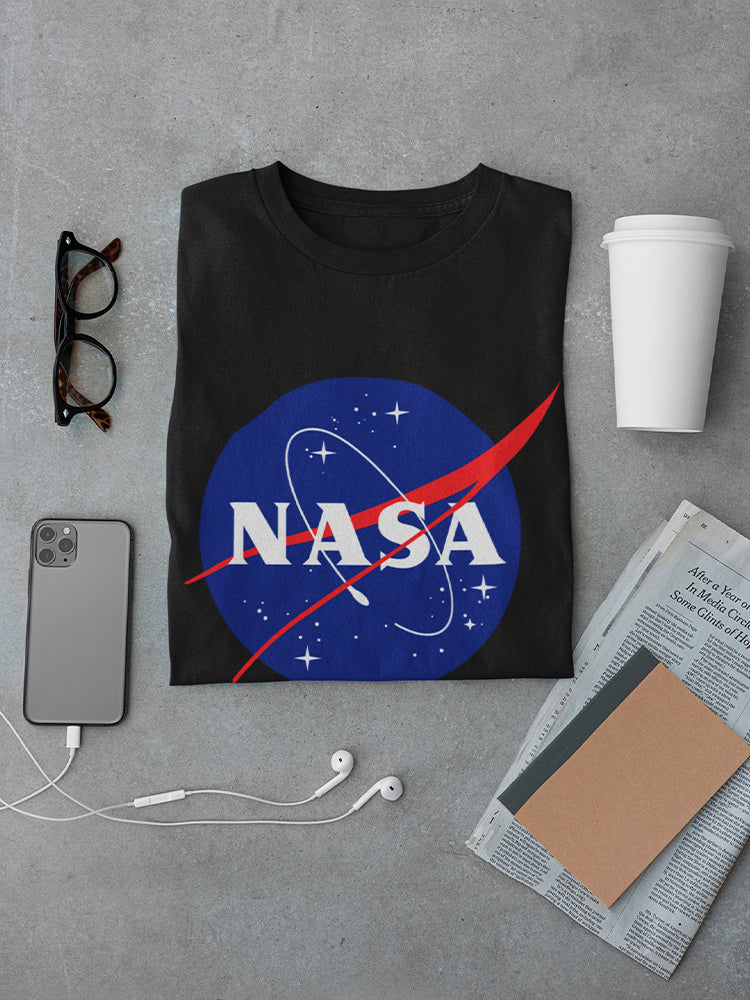 NASA Meatball Logo Space Stars Grunge Style Men's T-shirt