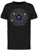 Nasa Solar System Tee Men's -NASA Designs