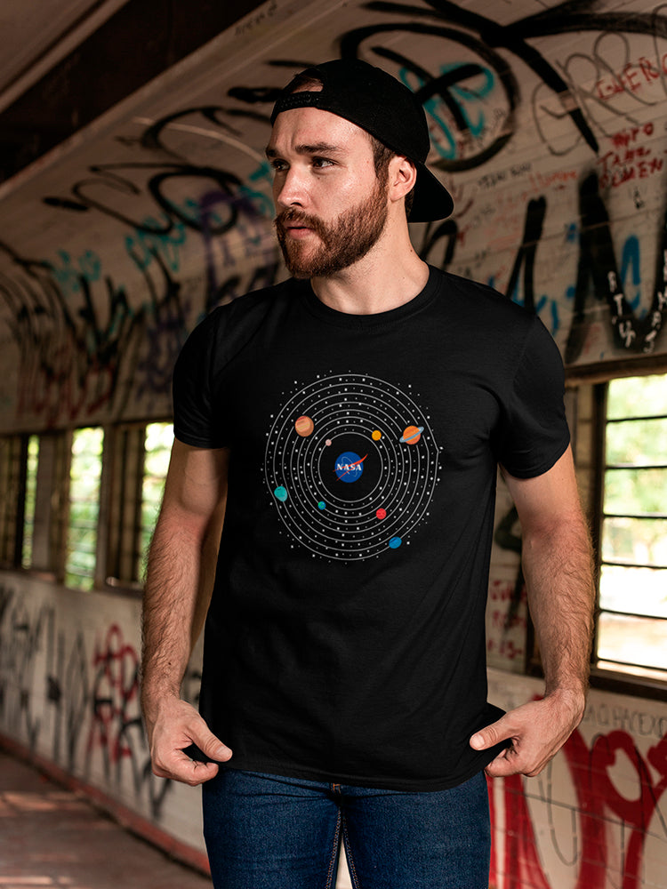 Nasa Solar System Tee Men's -NASA Designs