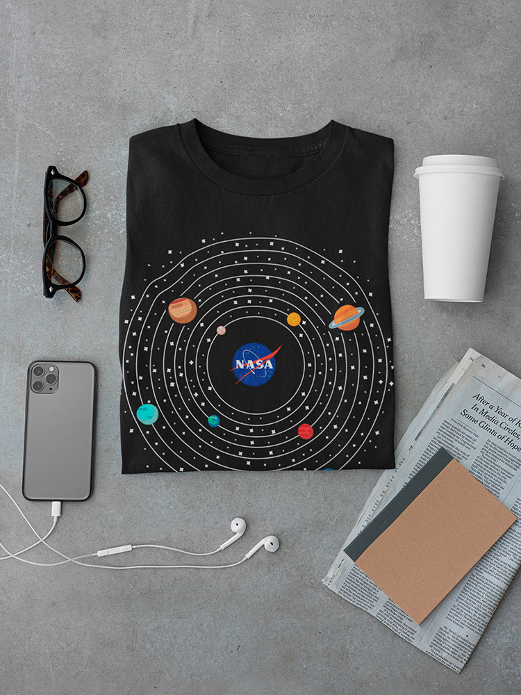 Nasa Solar System Tee Men's -NASA Designs