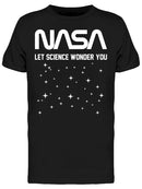 NASA Worm Letter Logo Let Science Wonder You Men's T-shirt