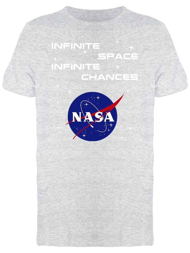 NASA Infinite Space Infinite Chances Men's T-shirt