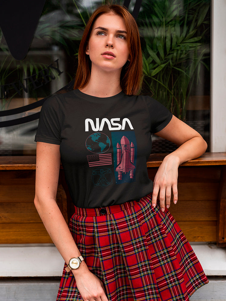 NASA Space Exploration And Aeronautic Women's T-shirt