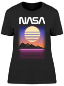Nasa Geometric Sunset Women's T-shirt
