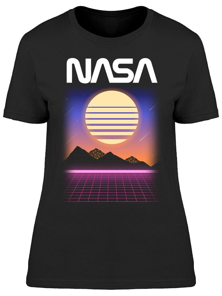 Nasa Geometric Sunset Women's T-shirt