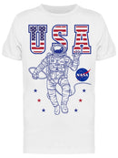 Nasa Astronaut Usa Men's T-shirt