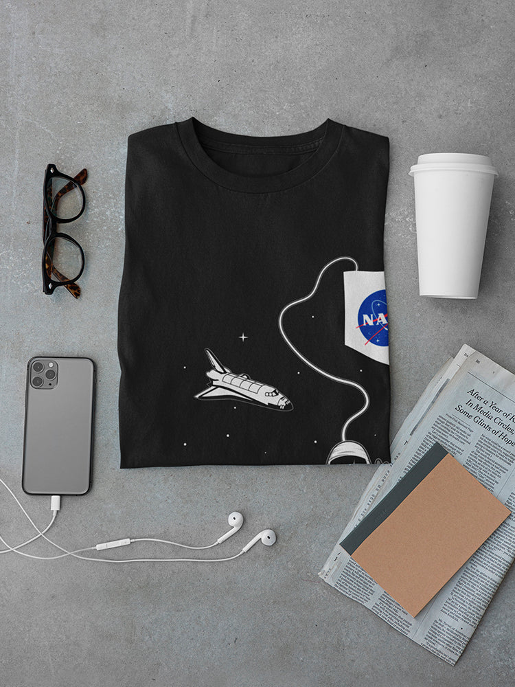 Nasa Astronaut In Space Men's T-shirt